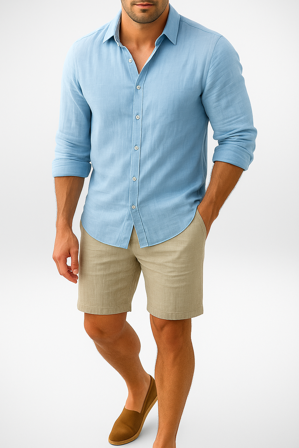 Luxe Heren Overhemd β Ademend - Zomer - Lange Mouwen