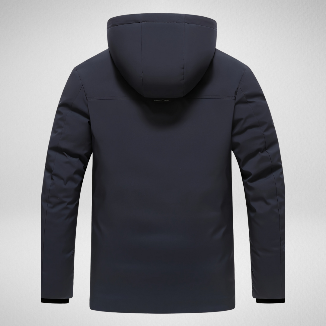 Heren Winterjas – Gewatteerd & Met Capuchon – Comfortabel Warm