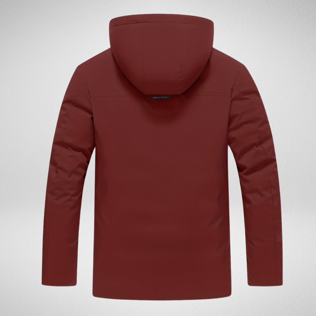 Heren Winterjas – Gewatteerd & Met Capuchon – Comfortabel Warm