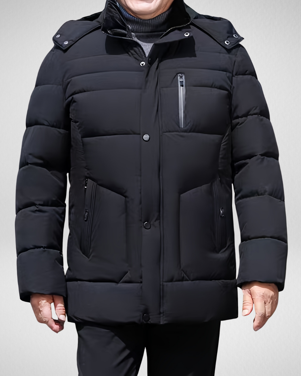 Heren Gewatteerde Jas – Warm & Tijdloos - Winter