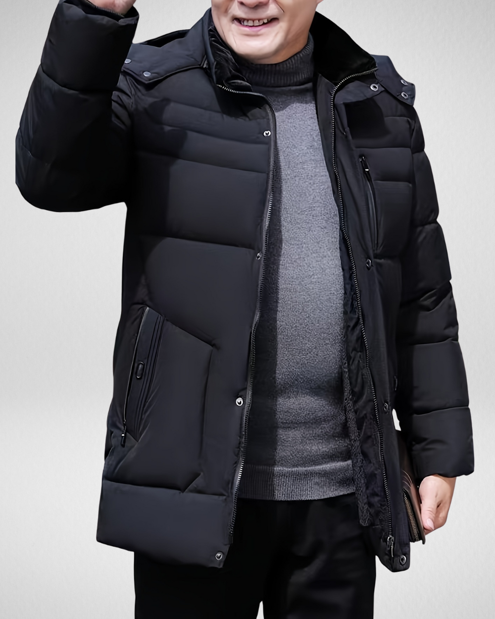 Heren Gewatteerde Jas – Warm & Tijdloos - Winter