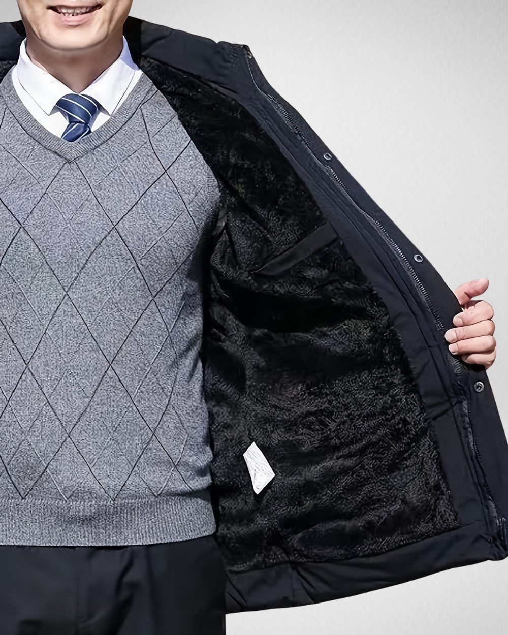 Heren Gewatteerde Jas – Warm & Tijdloos - Winter