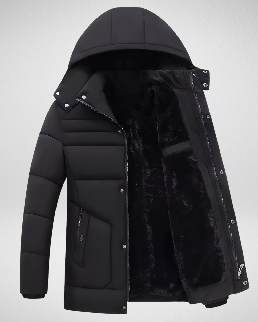 Heren Gewatteerde Jas – Warm & Tijdloos - Winter