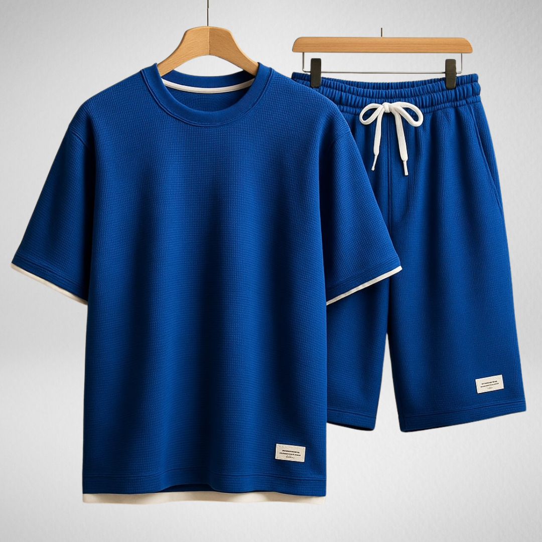 Heren Zomerset – T-shirt & Shorts – Comfortabel