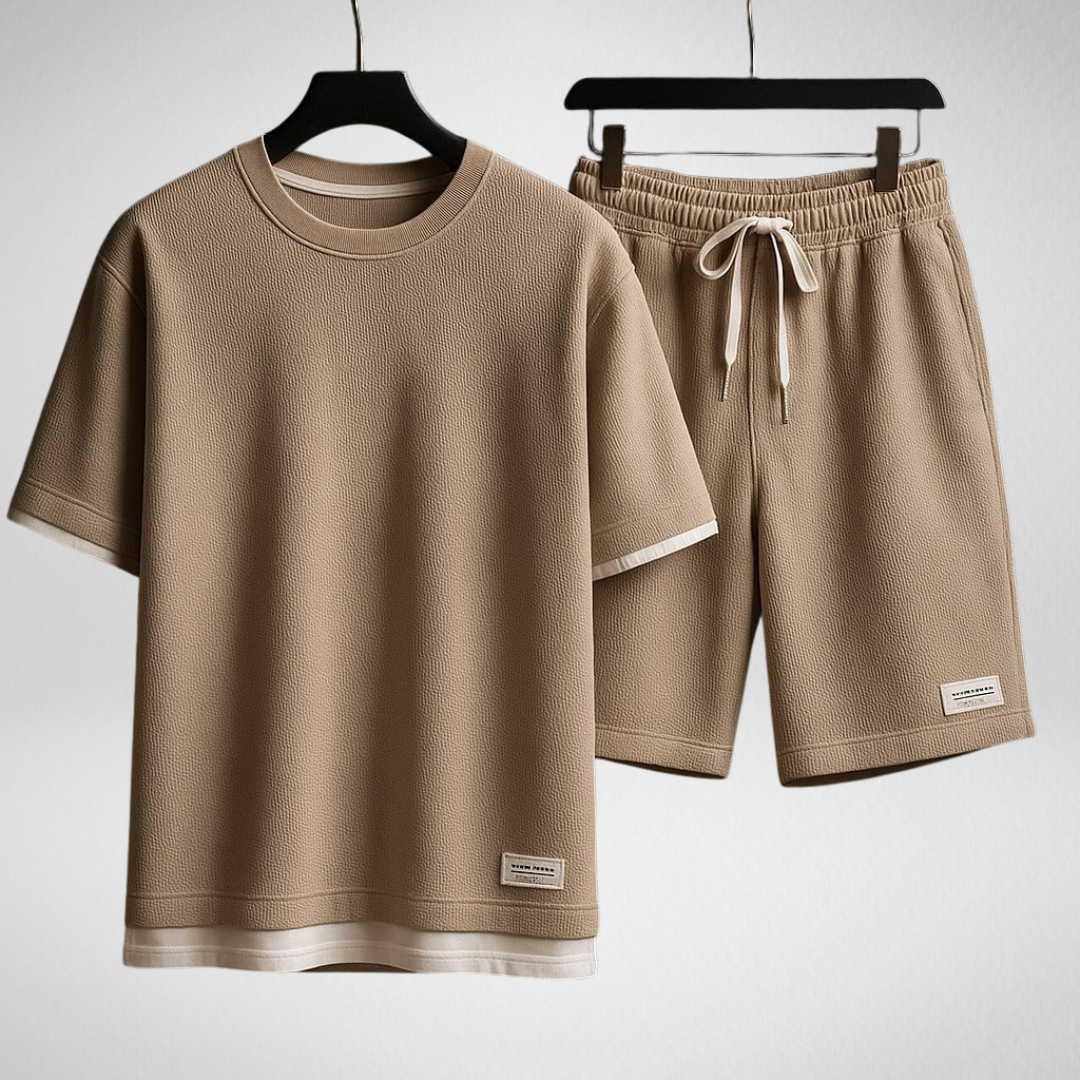 Heren Zomerset – T-shirt & Shorts – Comfortabel