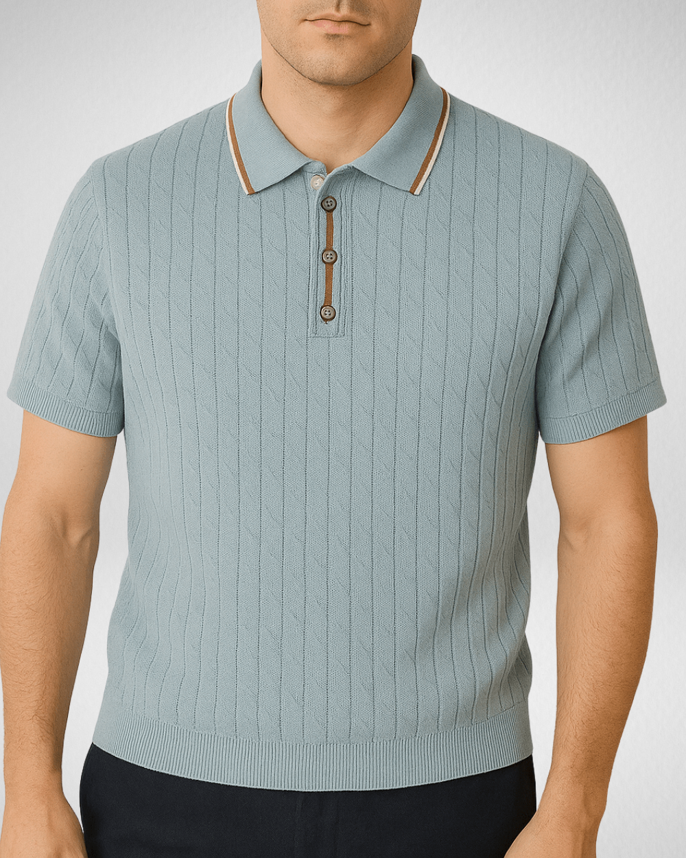 Gebreide Polo Heren – Tijdloos Design – Casual