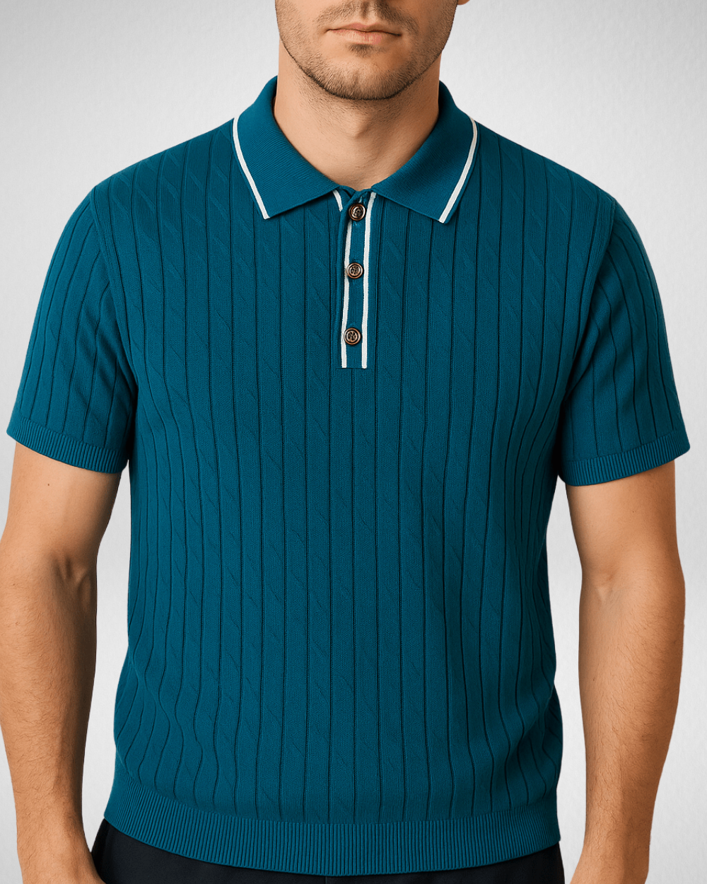 Gebreide Polo Heren – Tijdloos Design – Casual