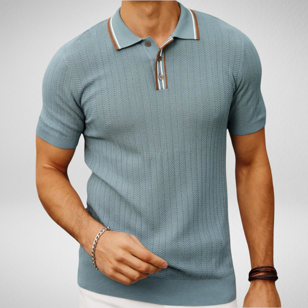 Gebreide Polo Heren – Zomer - Poloshirt