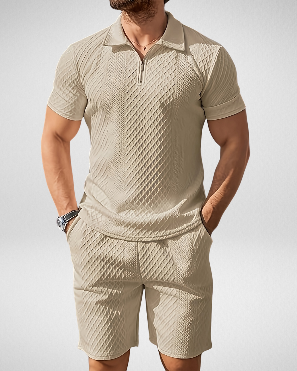 Zomerset voor Heren – Ademend -Textuurdesign