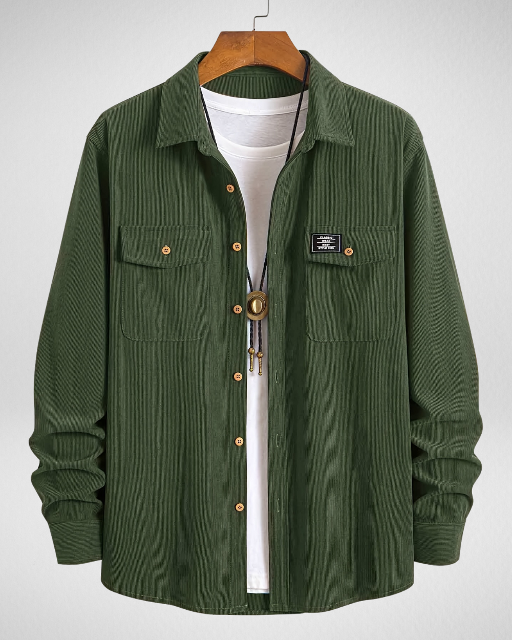 Corduroy Heren Overhemd – Overshirt