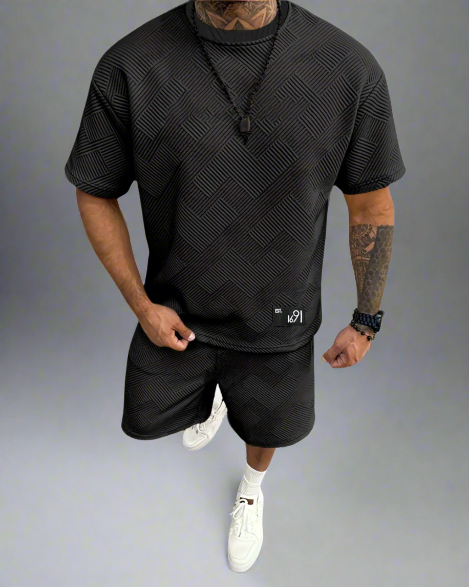 Heren Zomerset – Structuur Gebreid – Casual Dagelijkse Look