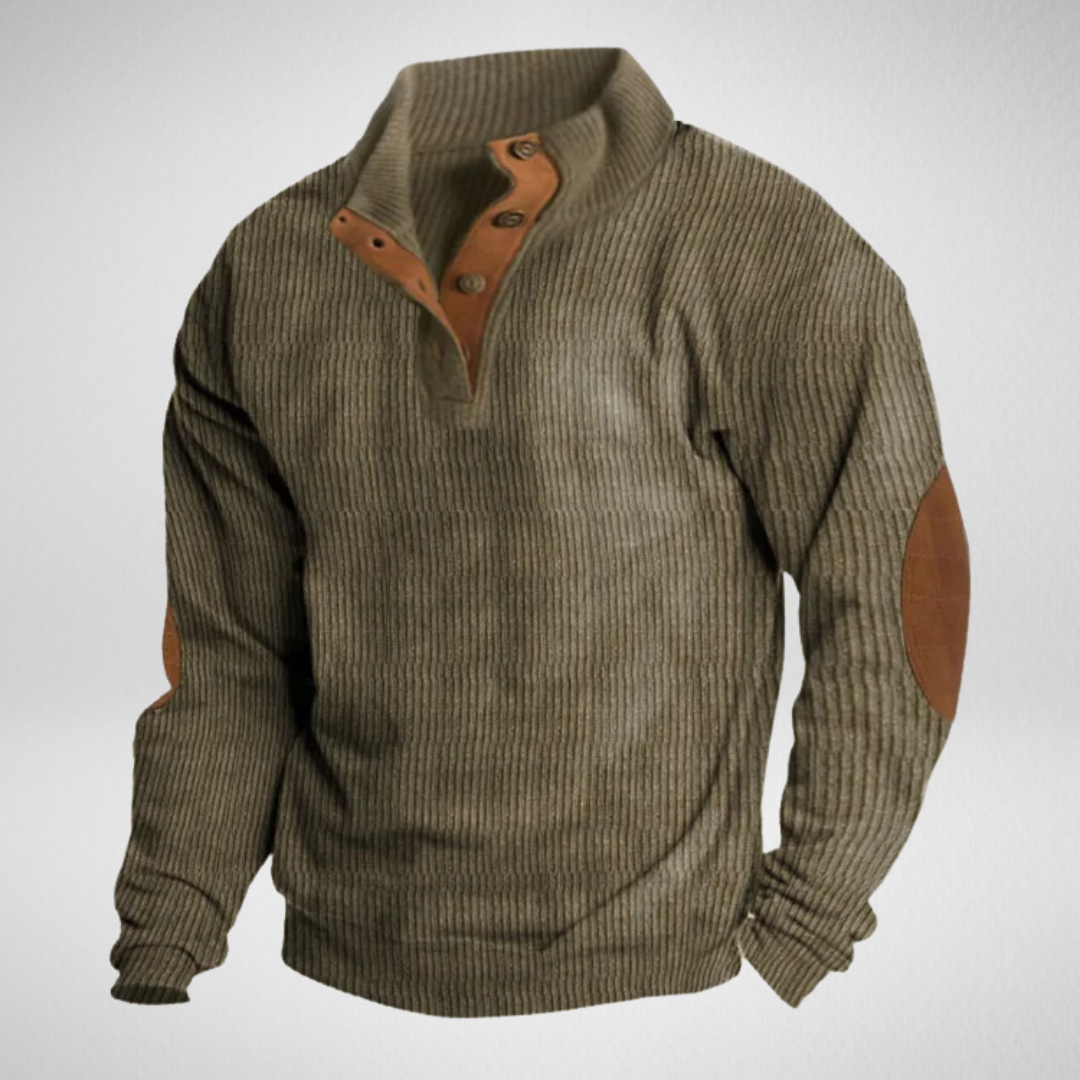 Herentrui – Geribd met Knoopsluiting – Casual & Outdoor Gebruik