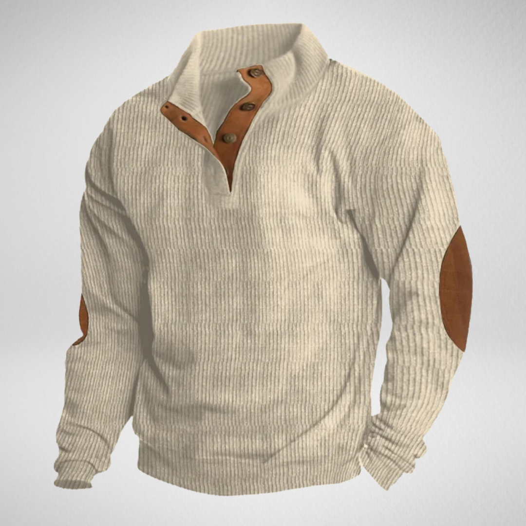 Herentrui – Geribd met Knoopsluiting – Casual & Outdoor Gebruik