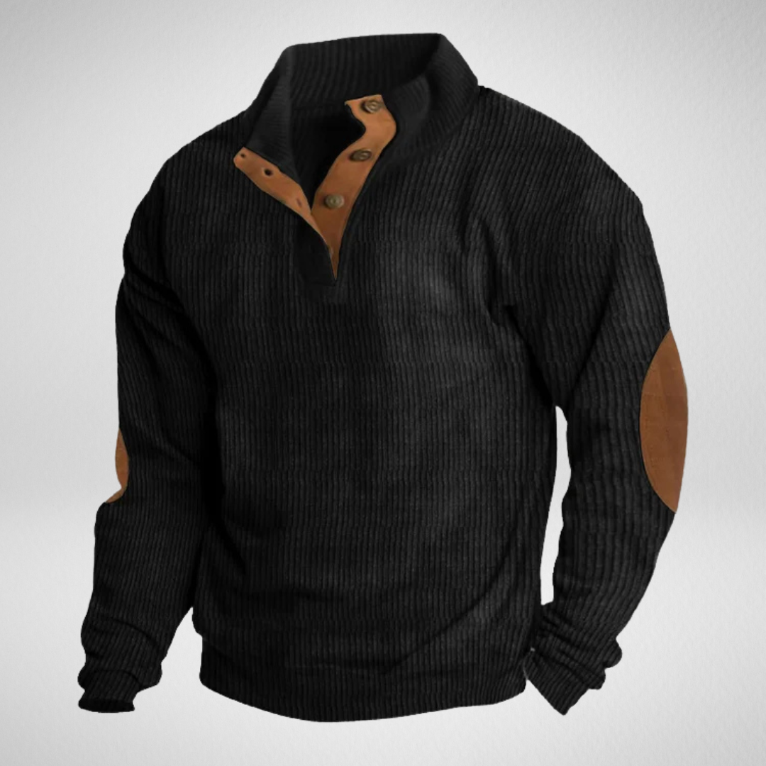 Herentrui – Geribd met Knoopsluiting – Casual & Outdoor Gebruik