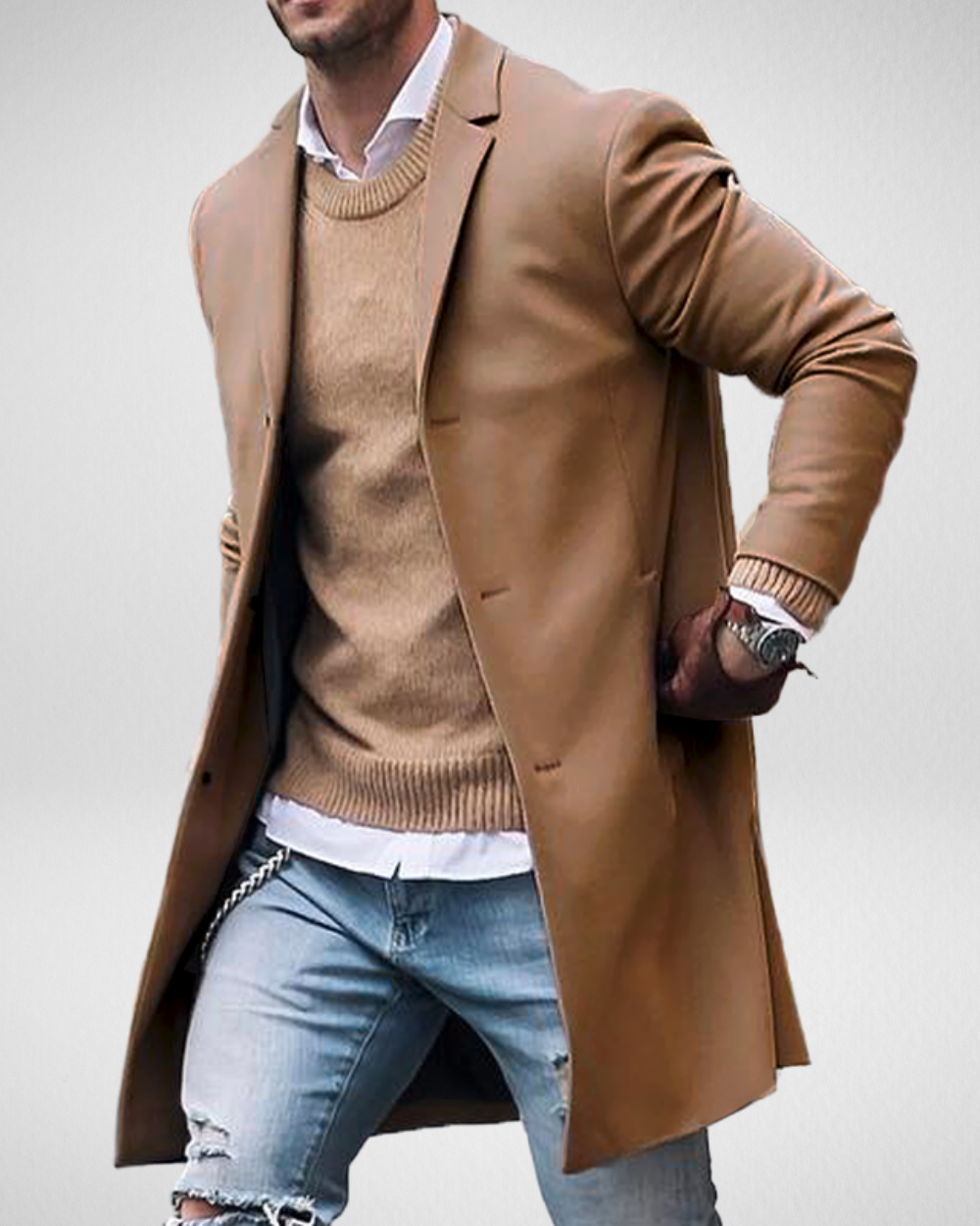 Heren Mantel – Slim Fit – Smart & Casual