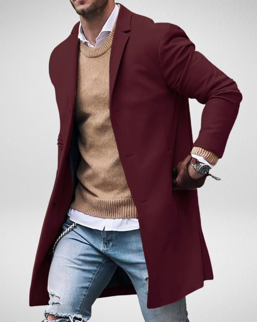 Heren Mantel – Slim Fit – Smart & Casual