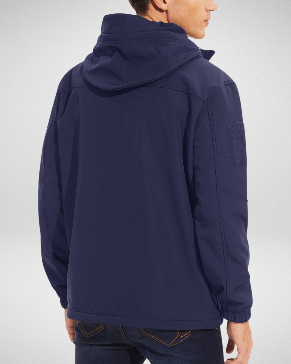 Heren Outdoor Softshell Jas – Waterafstotend & Fleece Gevoerd