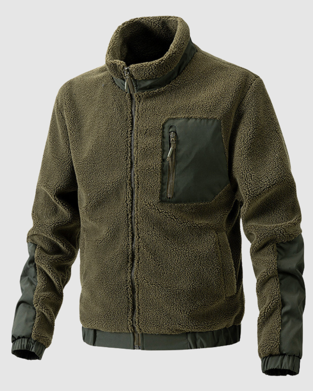 Heren Fleece Outdoor Jas – Warm - Herfst & Winter
