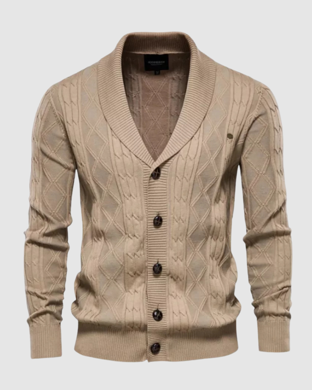 Heren Gebreide Cardigan – Klassiek & Comfortabel