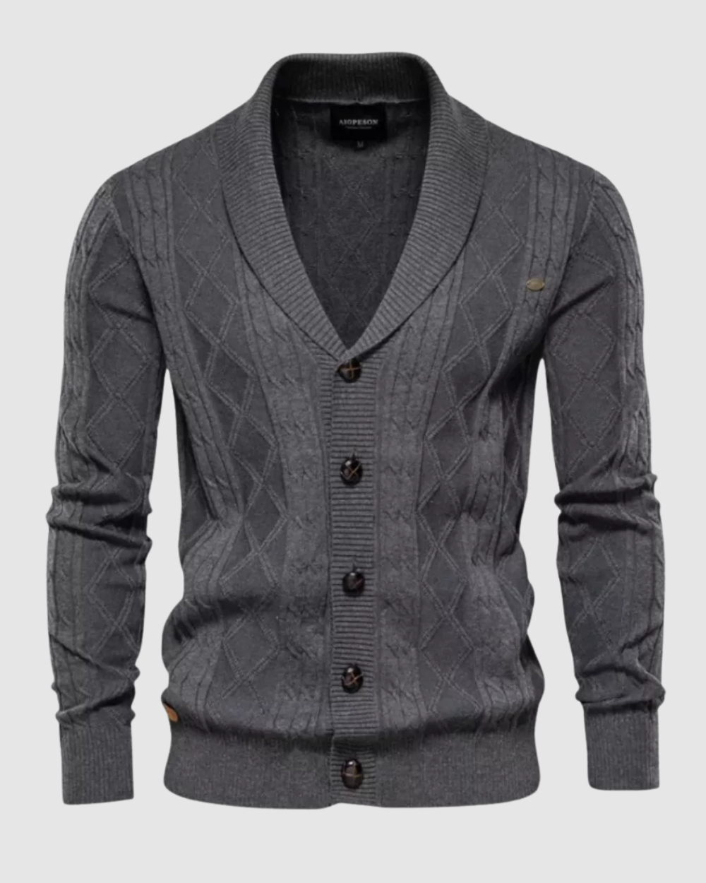 Heren Gebreide Cardigan – Klassiek & Comfortabel
