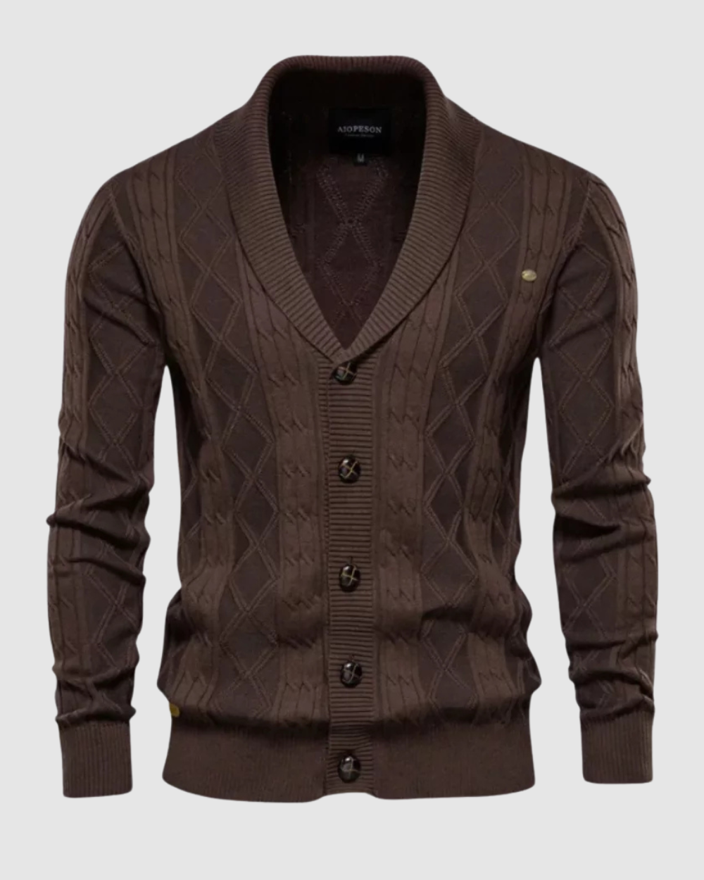 Heren Gebreide Cardigan – Klassiek & Comfortabel