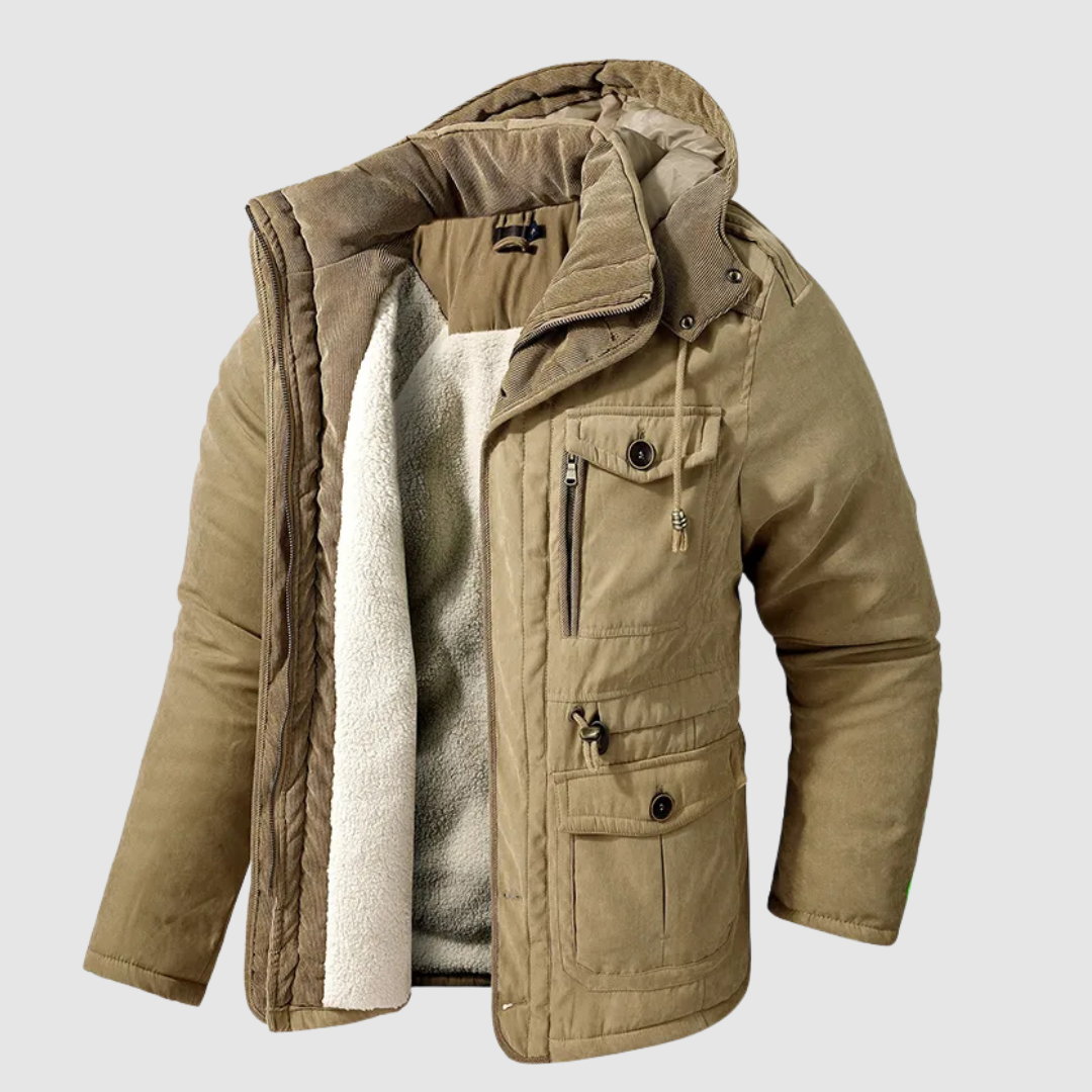 Heren Waterdichte Winterjas – Warm & Comfortabel - Gevoerd