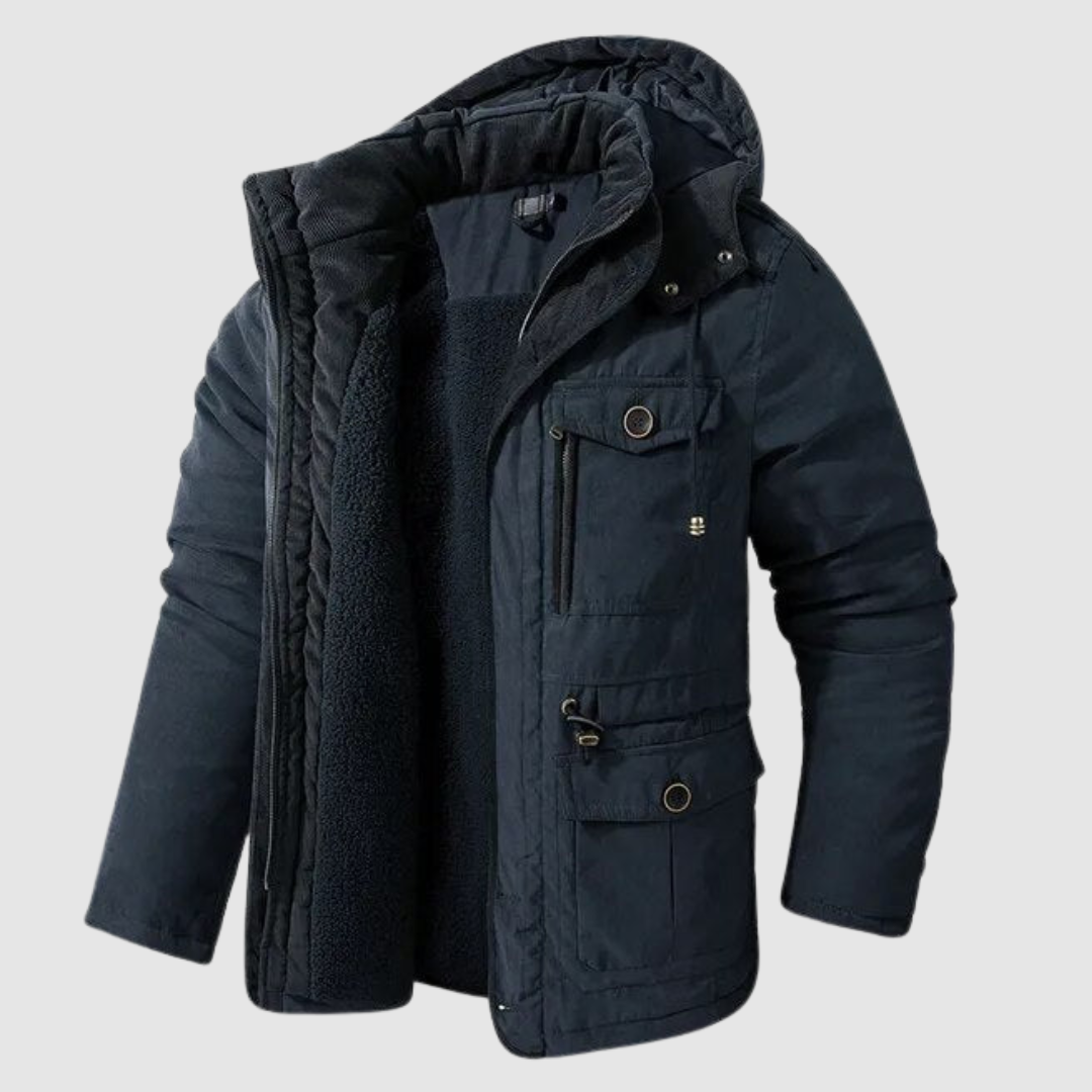 Heren Waterdichte Winterjas – Warm & Comfortabel - Gevoerd