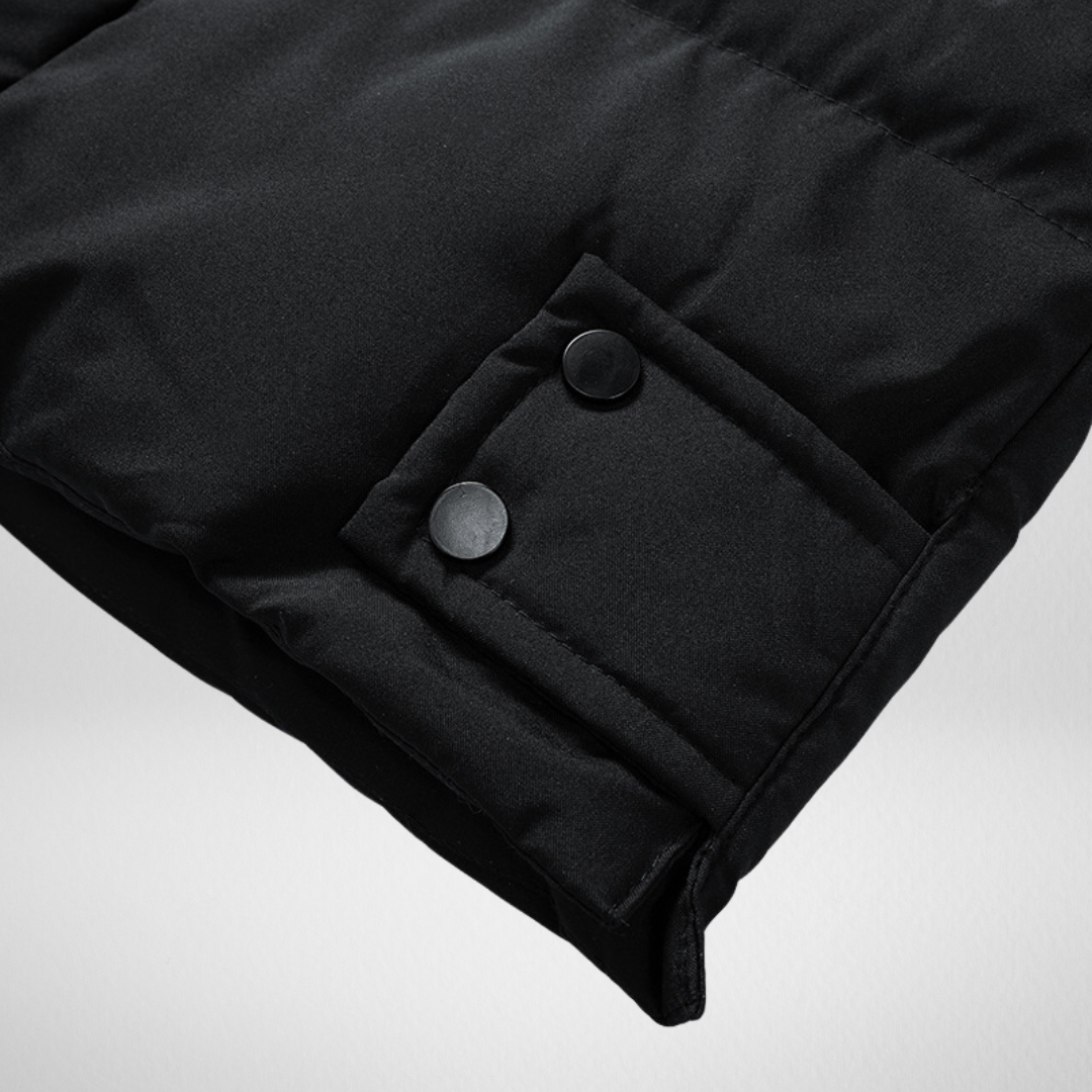 Heren Lange Winterjas – Warm & Stijlvol - Gewatteerd