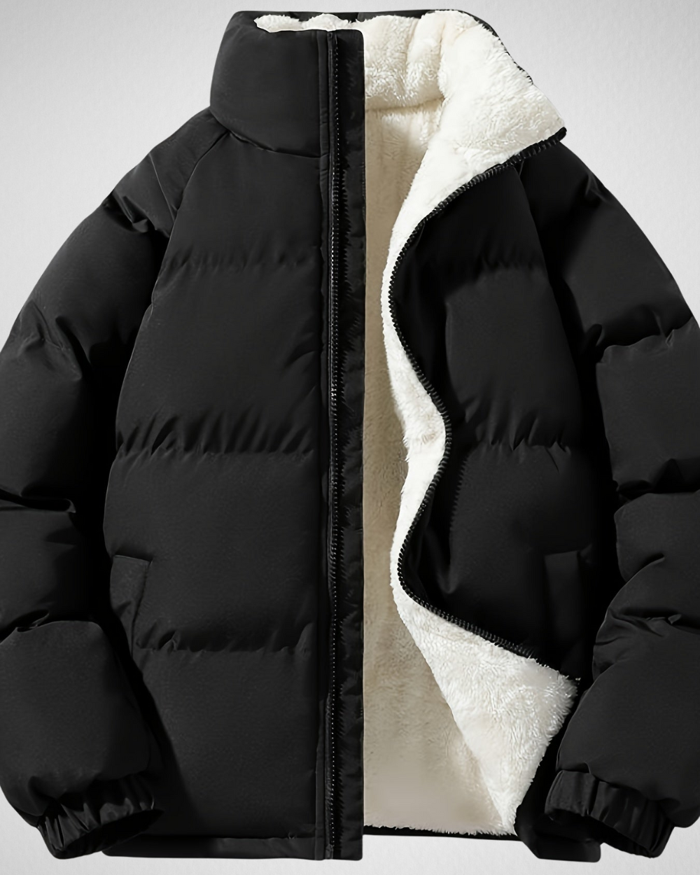 Heren Gevoerde Winterjas – Gewatteerd - Puffer