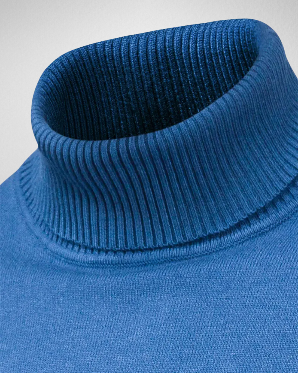 Heren Coltrui – Slim Fit – Zachte Gebreide Stof
