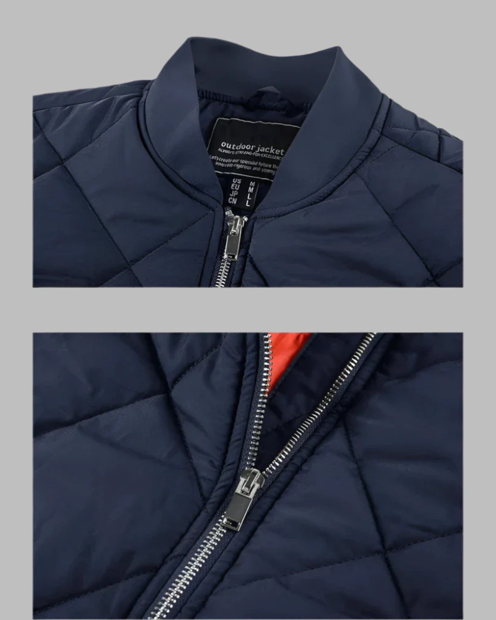 Heren Gewatteerd Bomberjack – Casual – Herfst & Winter