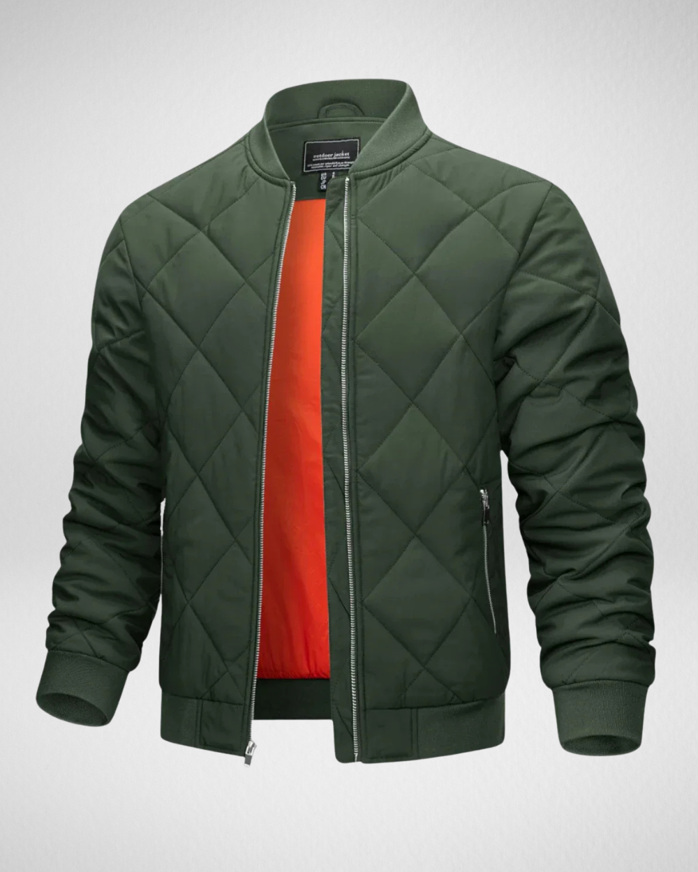 Heren Gewatteerd Bomberjack – Casual – Herfst & Winter