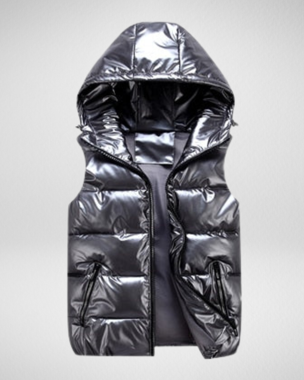 Heren Puffer Bodywarmer – Lichtgewicht – Met Capuchon