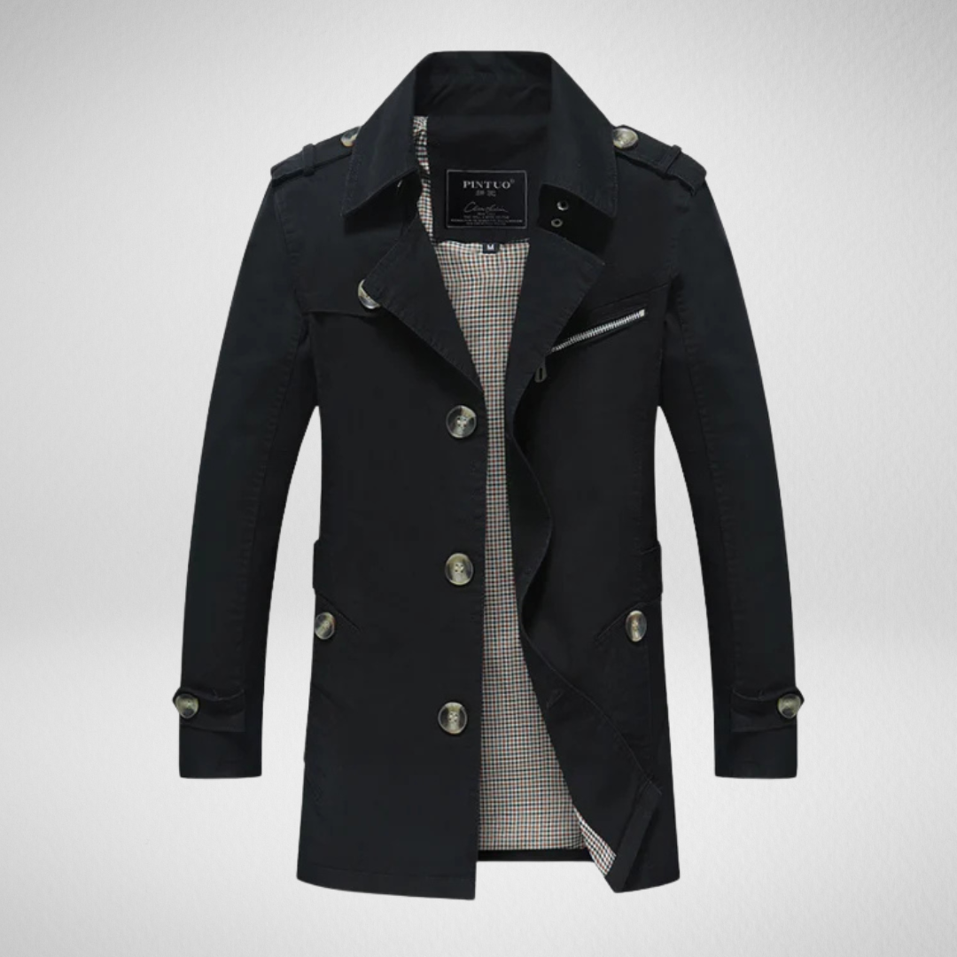 Heren Trenchcoat – Waterdicht - Herfst & Winter