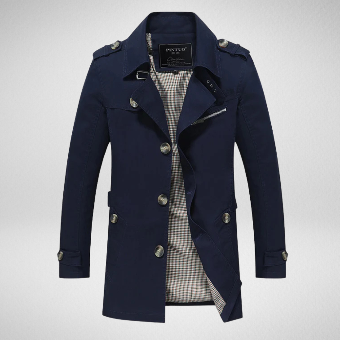 Heren Trenchcoat – Waterdicht - Herfst & Winter