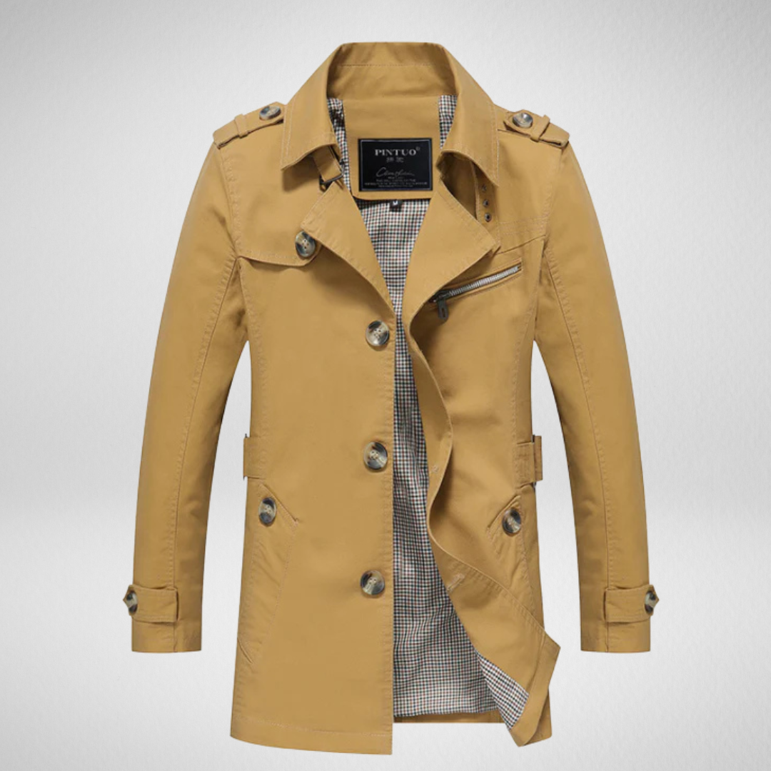 Heren Trenchcoat – Waterdicht - Herfst & Winter