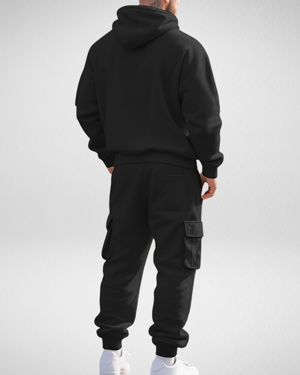 Heren Trainingspak – Hoodie & Cargo Broek – Winter