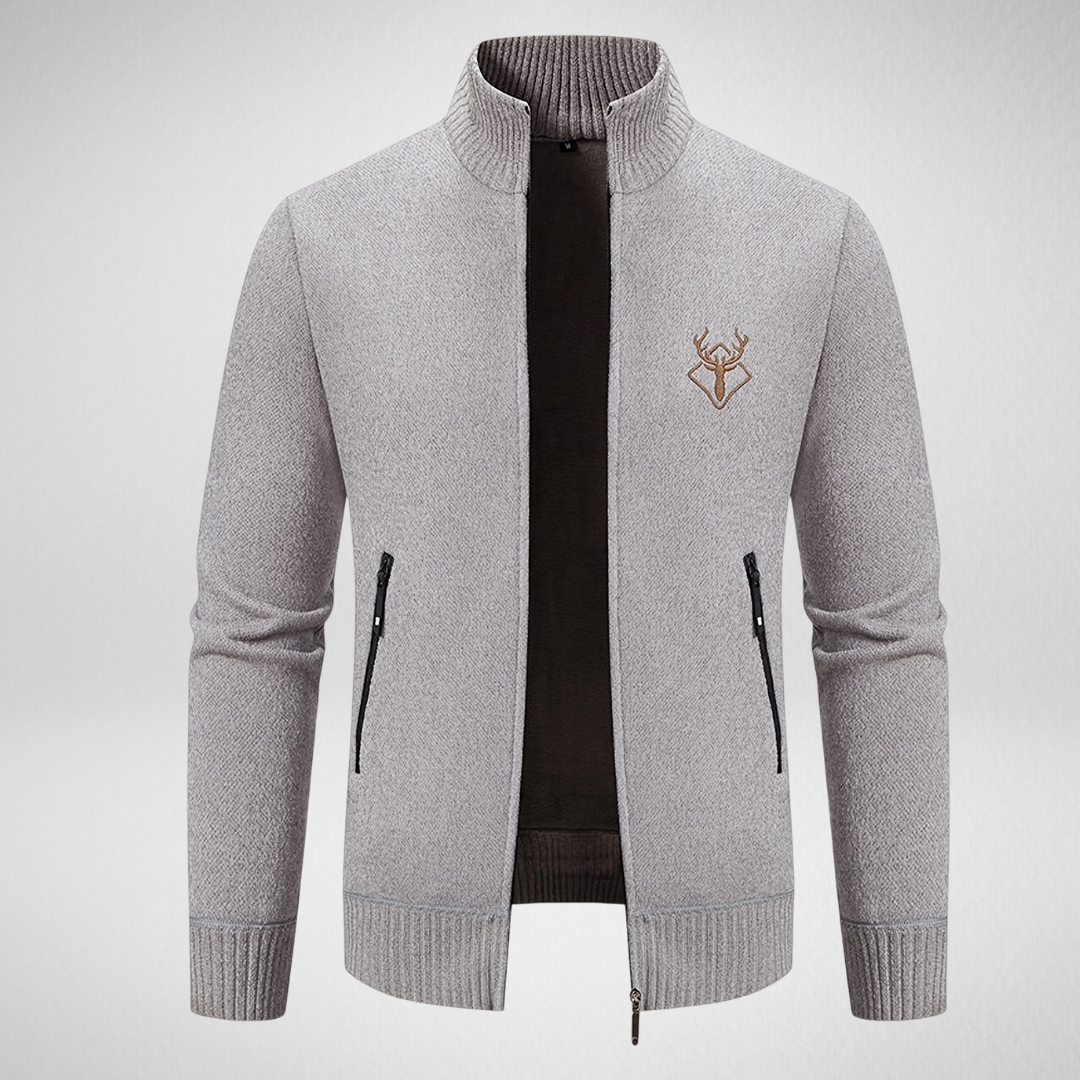 Heren Vest – Rits & Hoge Kraag – Stijlvolle Winter Look