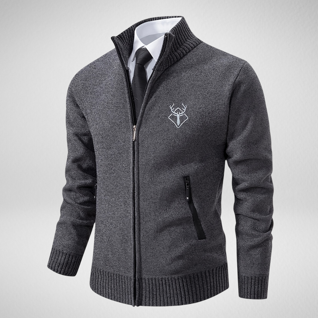 Heren Vest – Rits & Hoge Kraag – Stijlvolle Winter Look