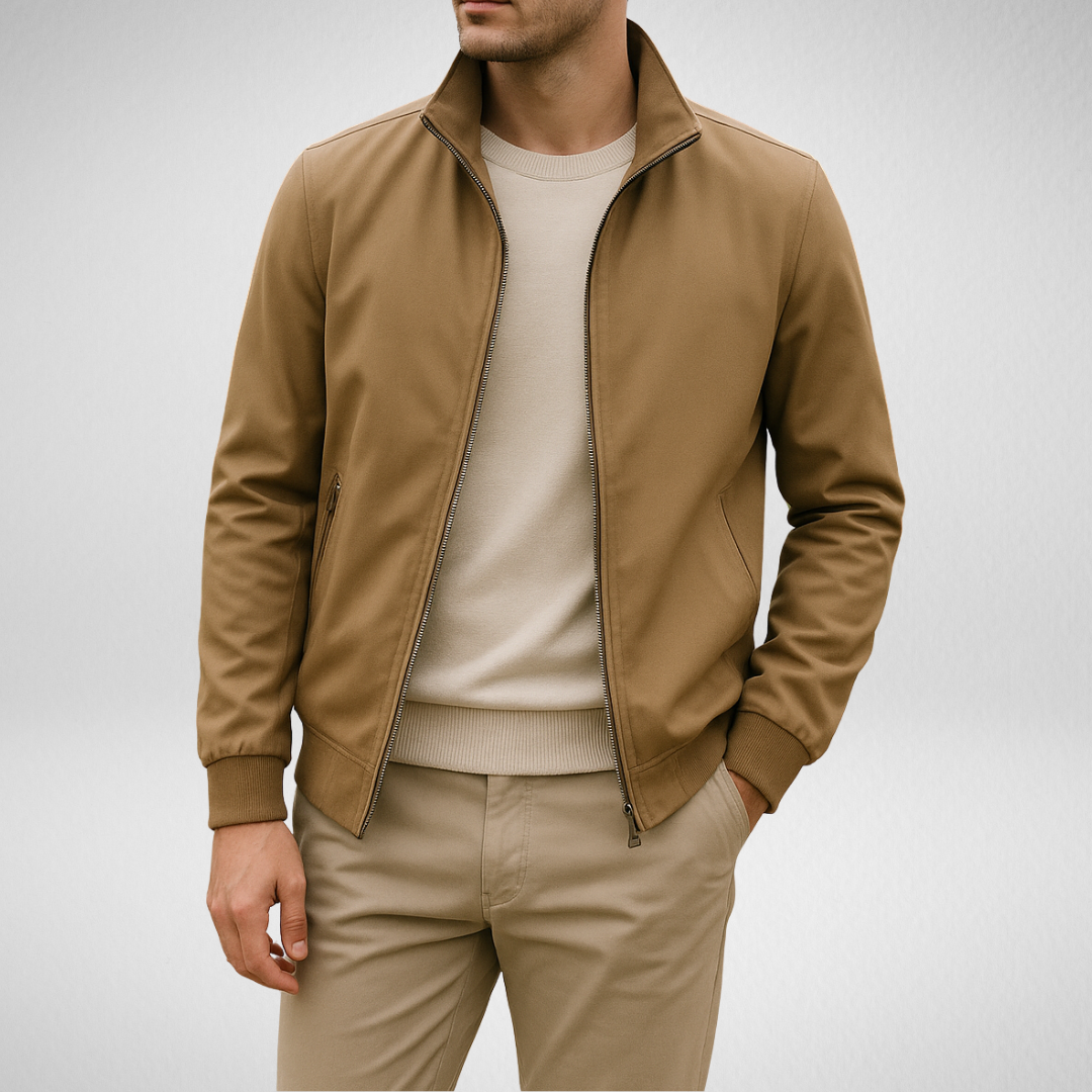 Heren voorjaarsjas – winddichte jas – casual