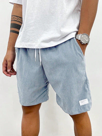 Geribbelde Heren Shorts - Corduroy Stijl - Zomer