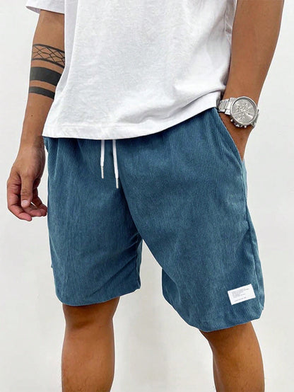 Geribbelde Heren Shorts - Corduroy Stijl - Zomer