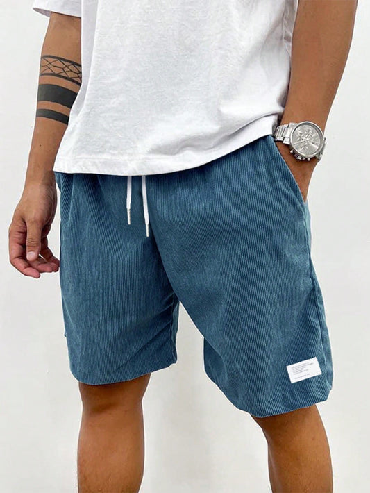 Geribbelde Heren Shorts - Corduroy Stijl - Zomer