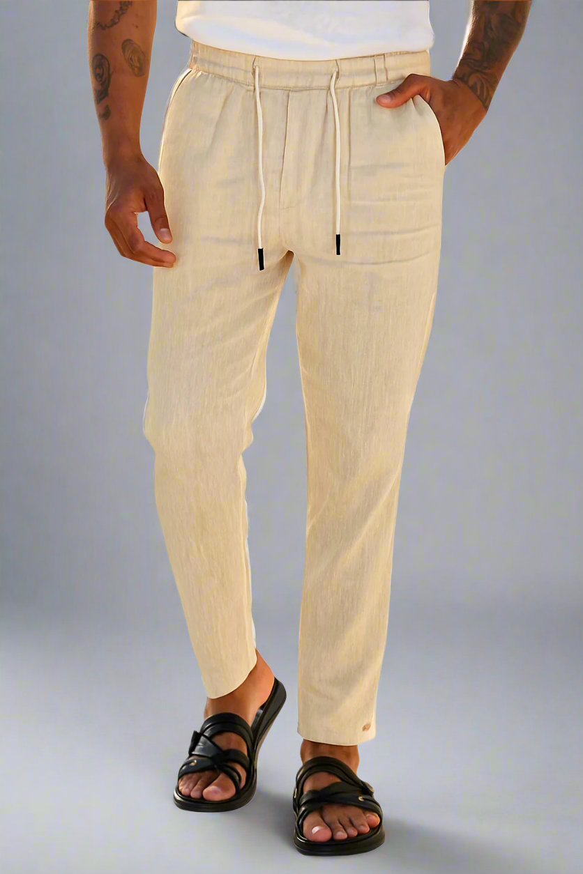 Heren Broek - Linnen Look - Ademend