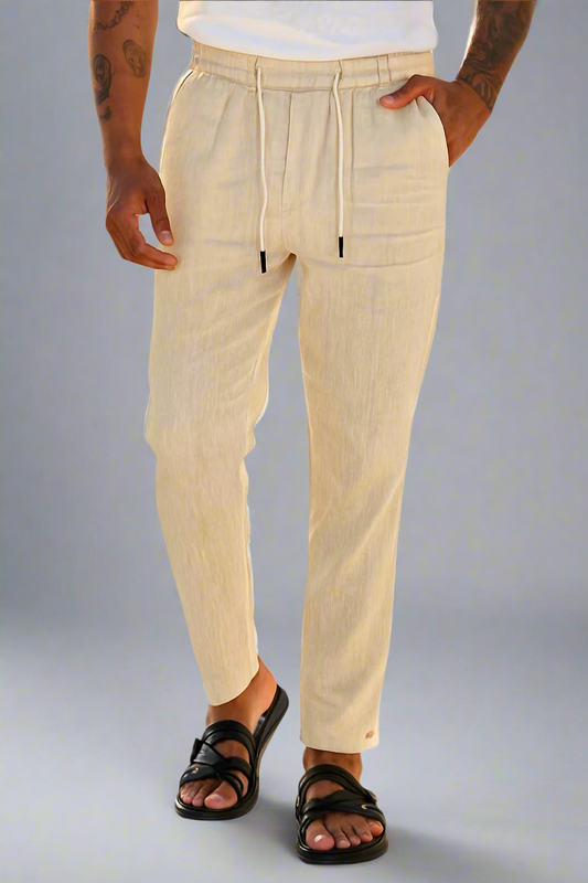 Heren Broek - Linnen Look - Ademend