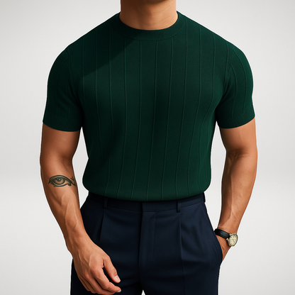 Korte Mouwen Trui Heren – Lichtgewicht & Stretch – Smart Casual