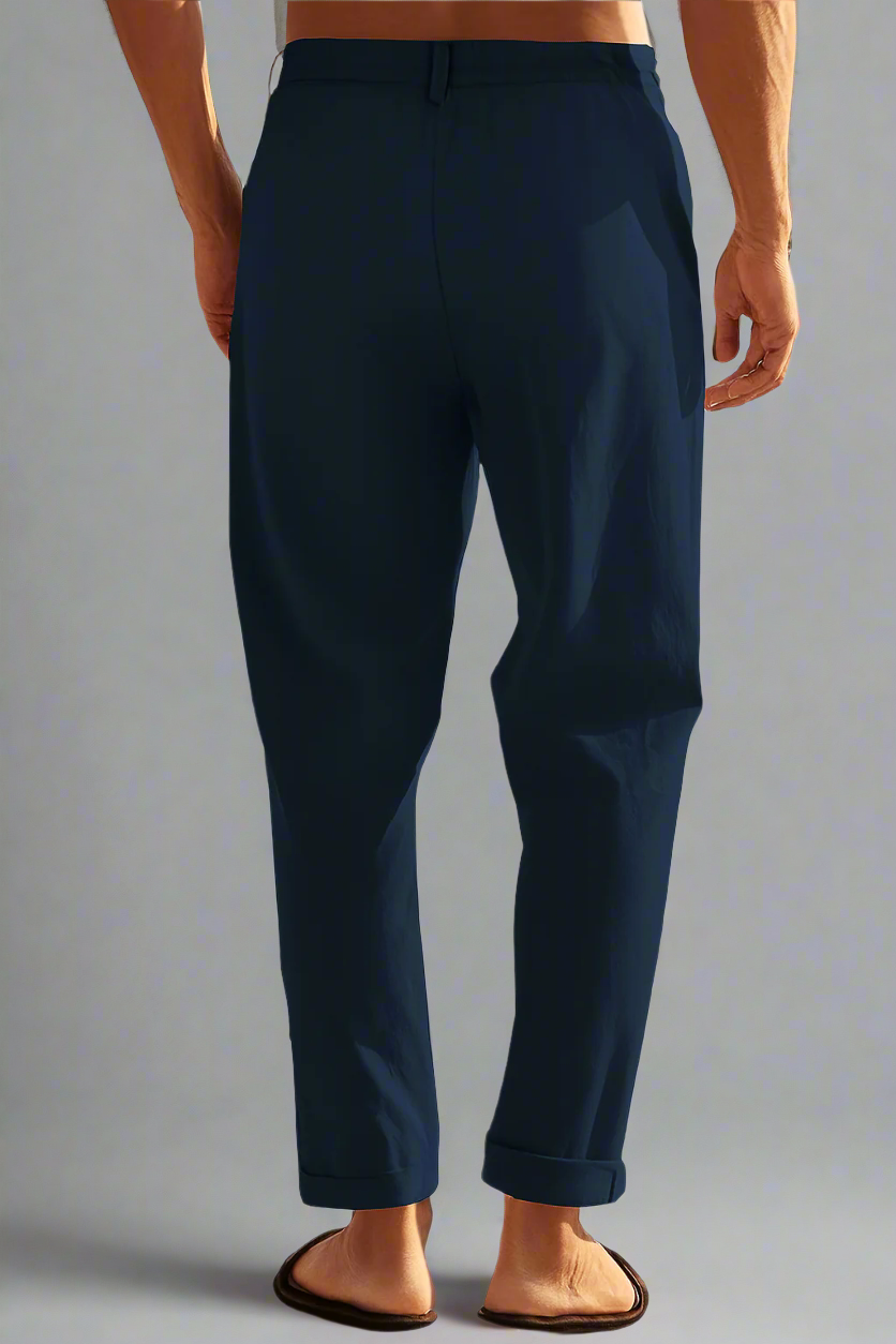 Heren Broek - Linnen Look - Ademend
