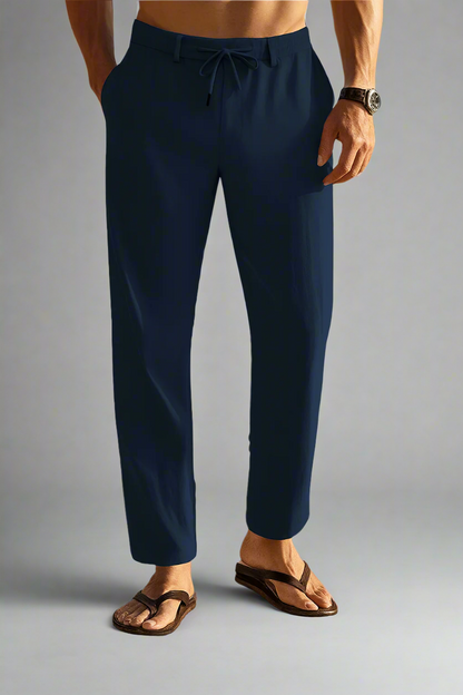 Heren Broek - Linnen Look - Ademend