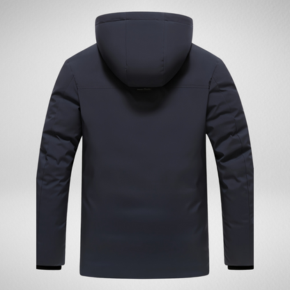 Heren Winterjas – Gewatteerd & Met Capuchon – Comfortabel Warm