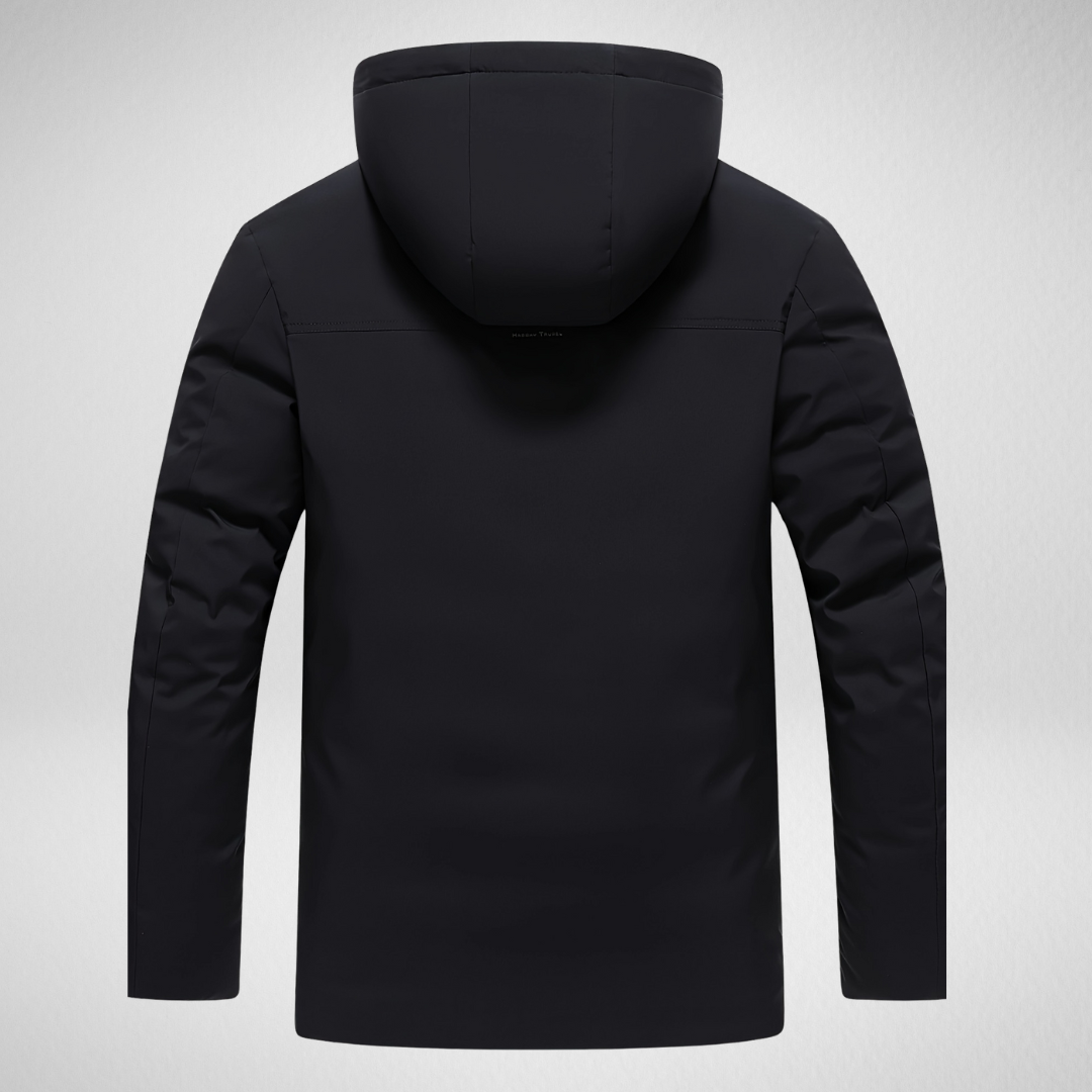 Heren Winterjas – Gewatteerd & Met Capuchon – Comfortabel Warm